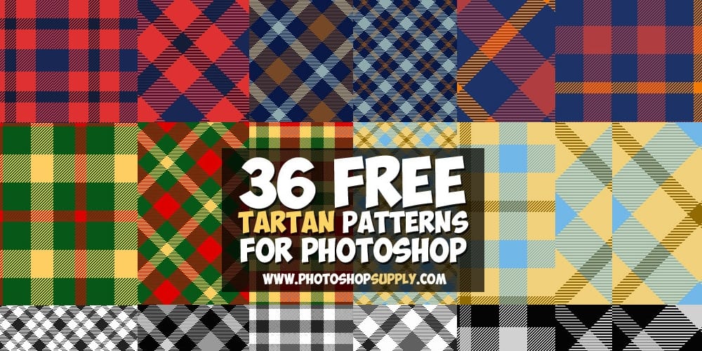 Tartan Plaid Patterns for Photoshop