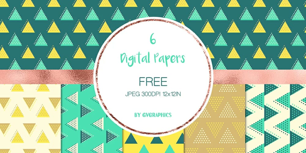 Triangles and Dots Patterns