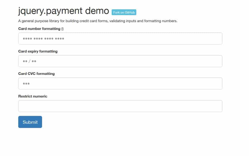 jQuery.payment