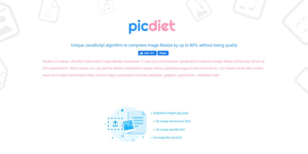 The Best Image Optimization Tools 23 picdiet