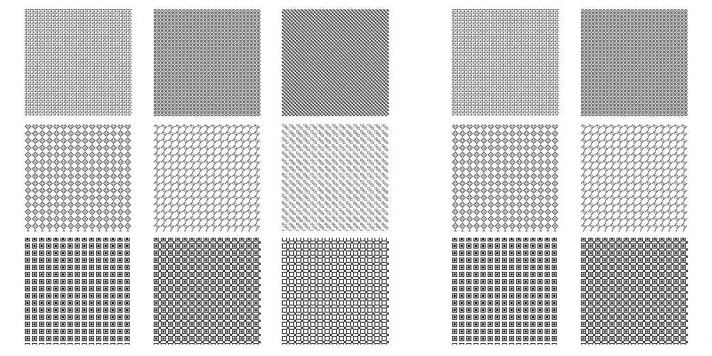 pixel patterns
