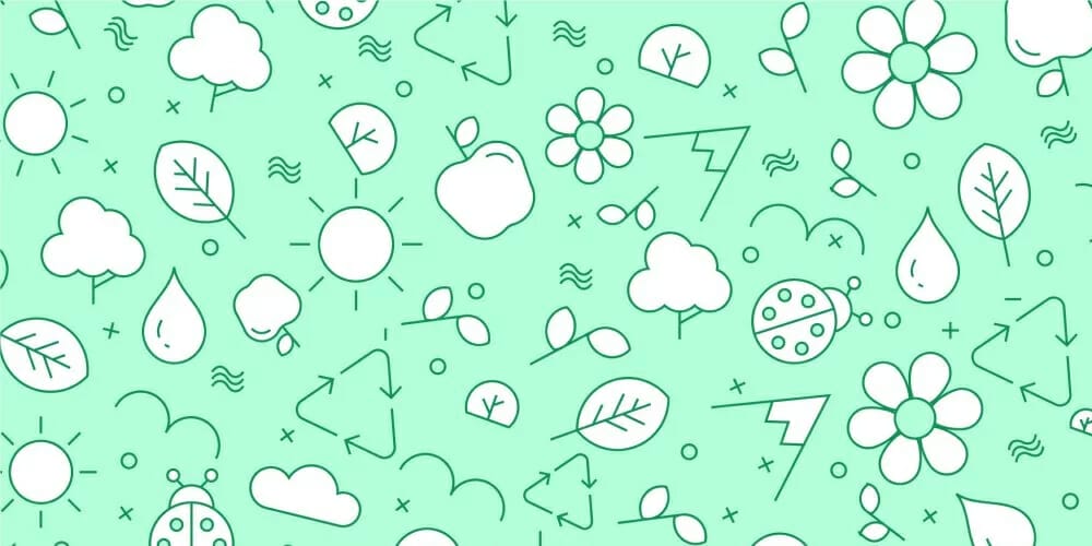 seamless line nature pattern