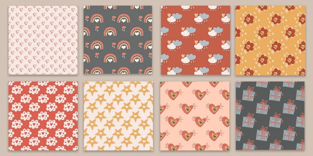 seamless valentines day pattern