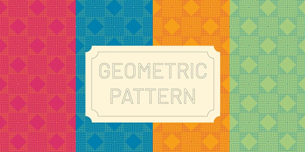 seamless vector geometric pattern