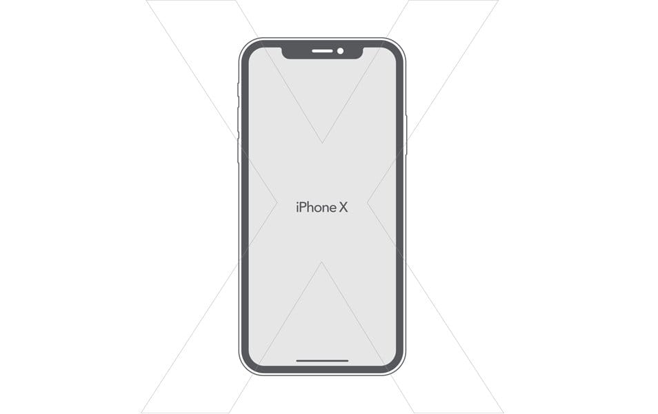 Free iPhone X Vector
