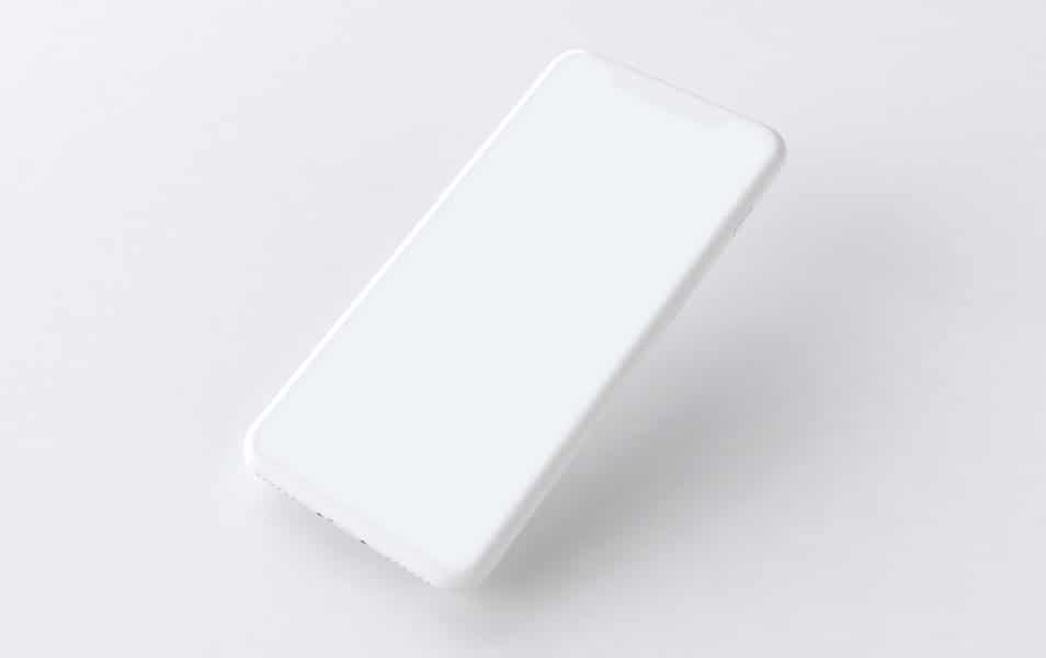 iPhone X Mockup White