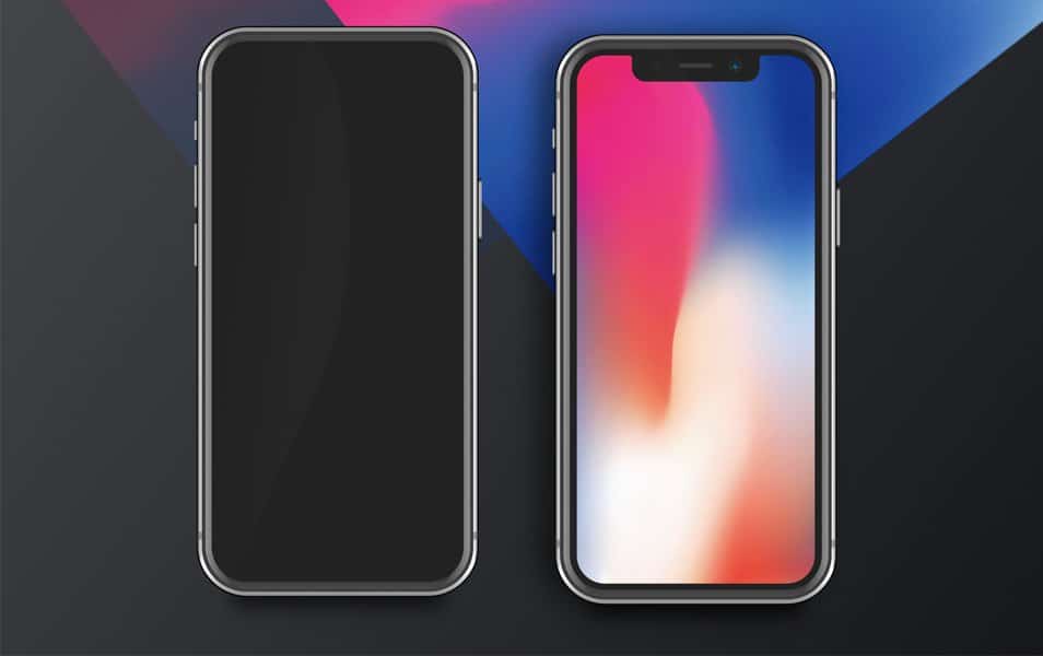 iPhone X Mockup for Sketch