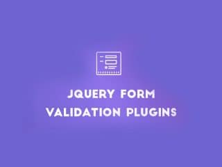 jQuery Form Validation Plugins