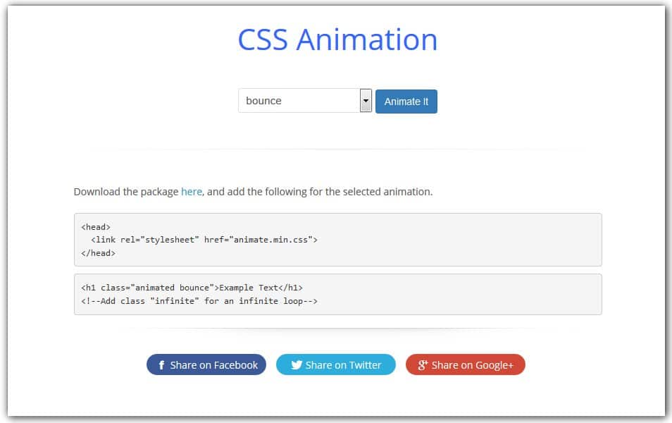 CSS Animation Generator | CSS Portal