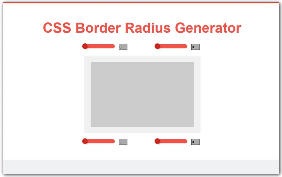CSS Border Radius Generator | CSS3 Developers