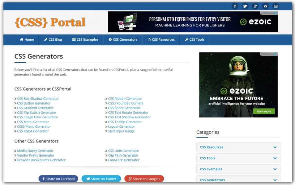 CSS Generators | CSS Portal