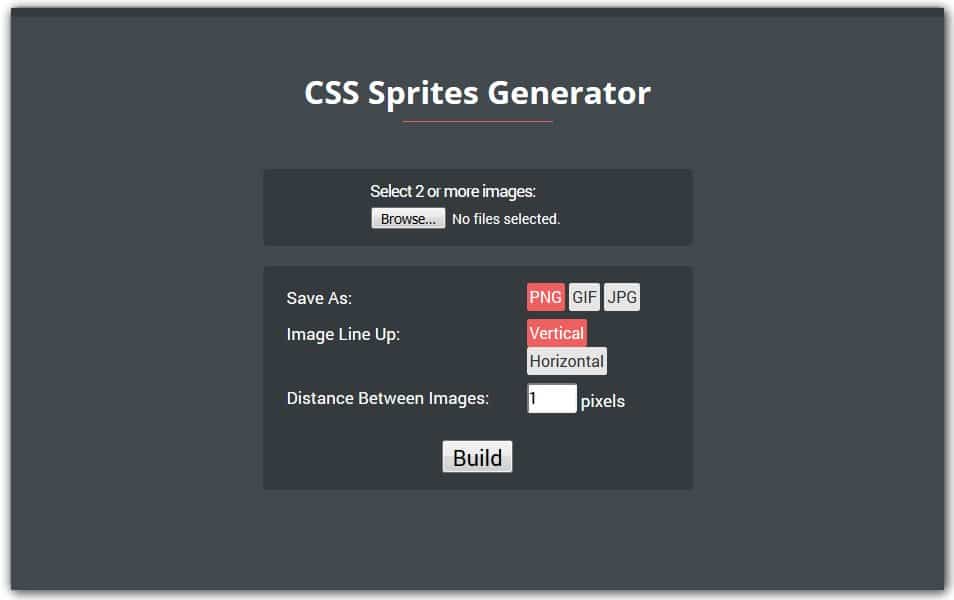 CSS Sprites Generator | GiftOfSpeed