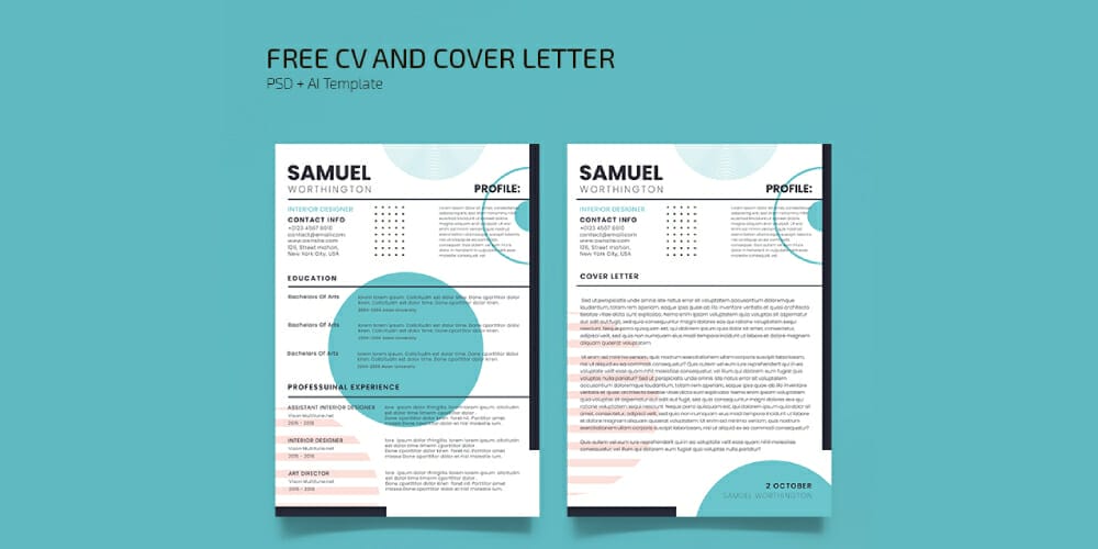 CV and Cover Letter Template