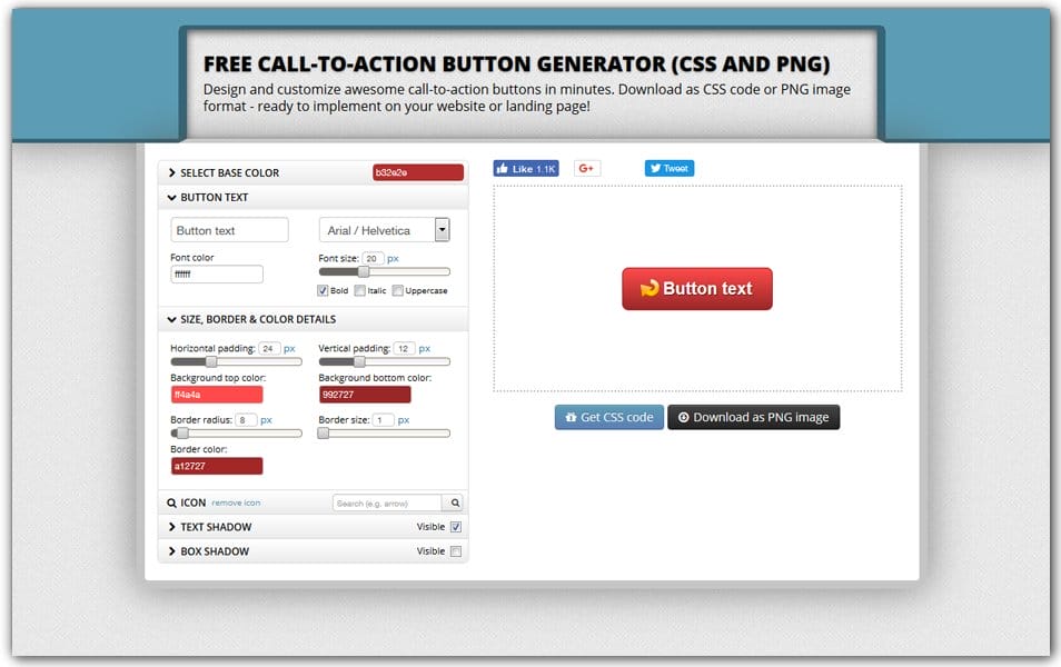 Call-to-Action Button Generator
