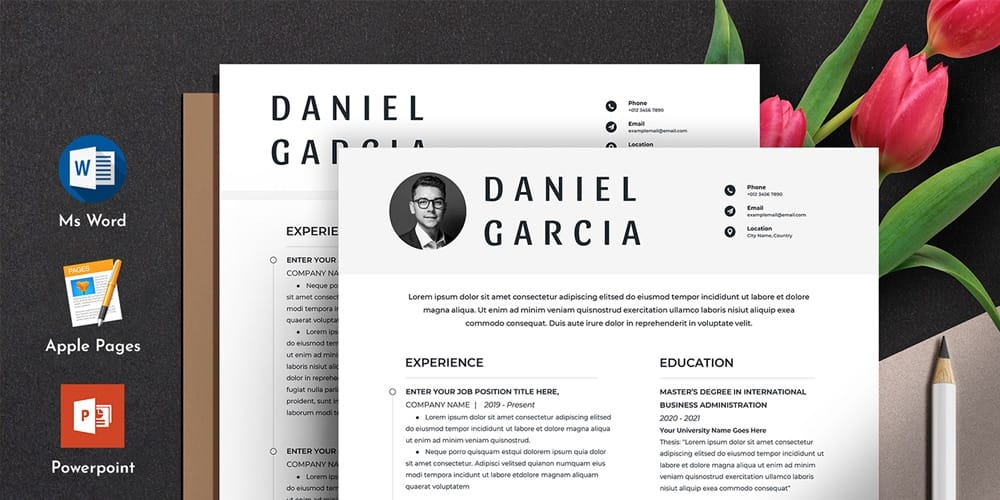 Clean Resume Cv Template