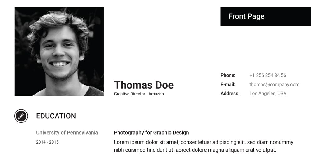 Ultimate Collection Of Free Resume Templates » CSS Author