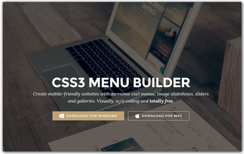 Free CSS Menu Maker