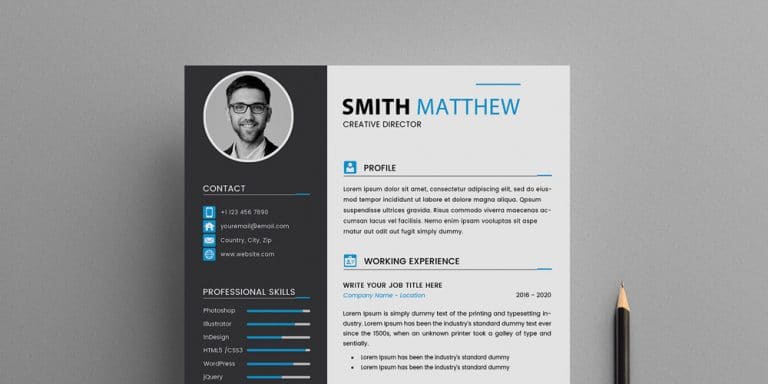 Ultimate Collection Of Free Resume Templates » CSS Author