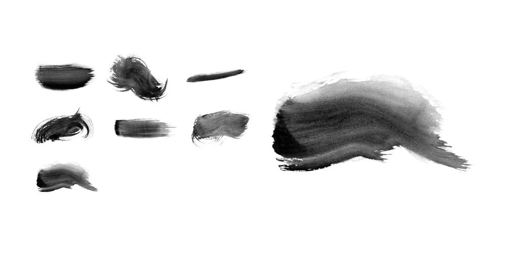 Free High-Res Watercolour Photoshop Brushes