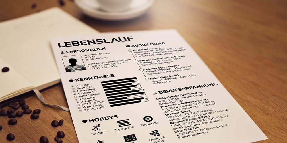 Free Resume CV Indesign Template