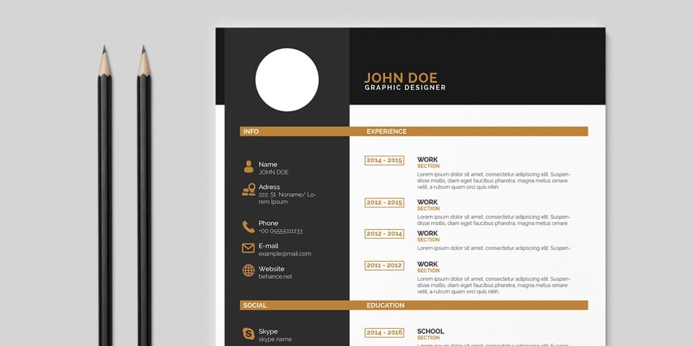 Graphic Designer Resume Template