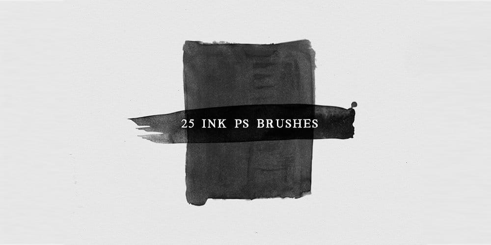 Ink and Watercolor Photoshop Brushes