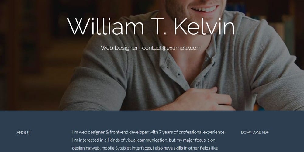 Kelvin Resume Template