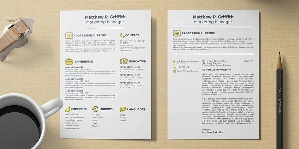  Marketing-Resume-Template