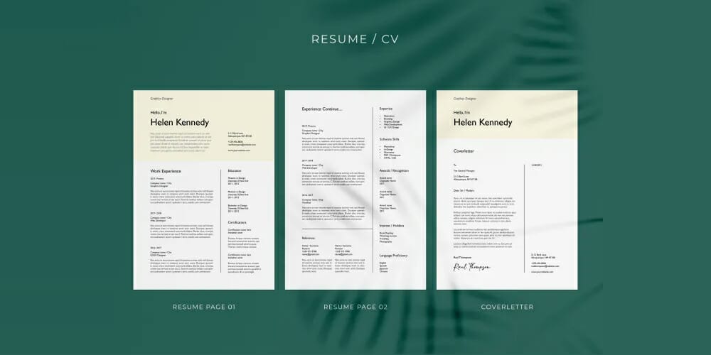 Minimal Resume Template