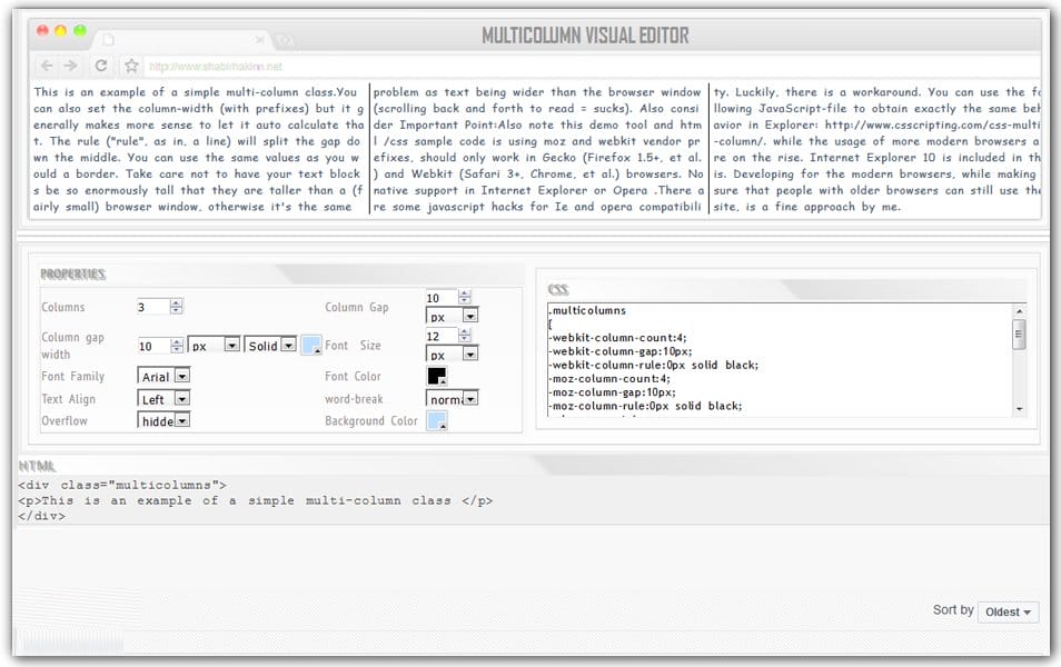 The Ultimate Collection Of CSS Generators » CSS Author