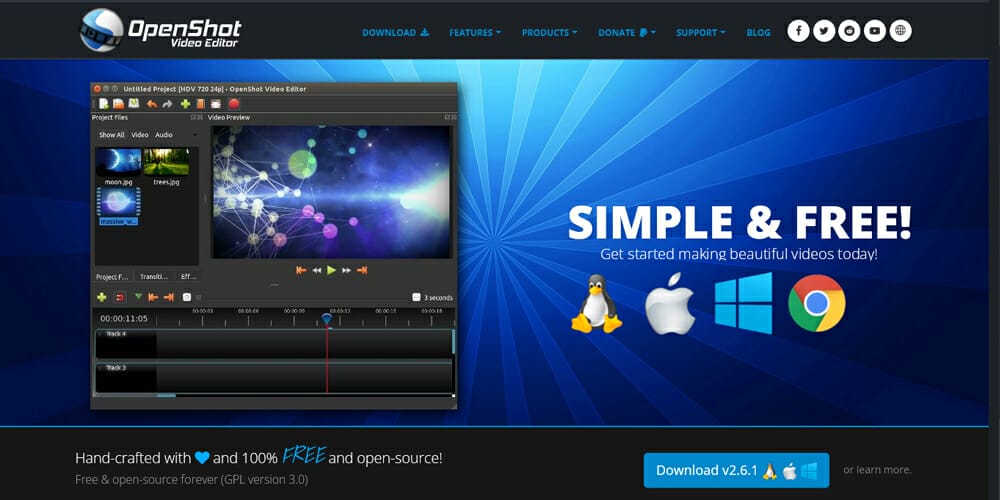 Best Photo and Video Editing Tools 80 OpenShot Video Editor