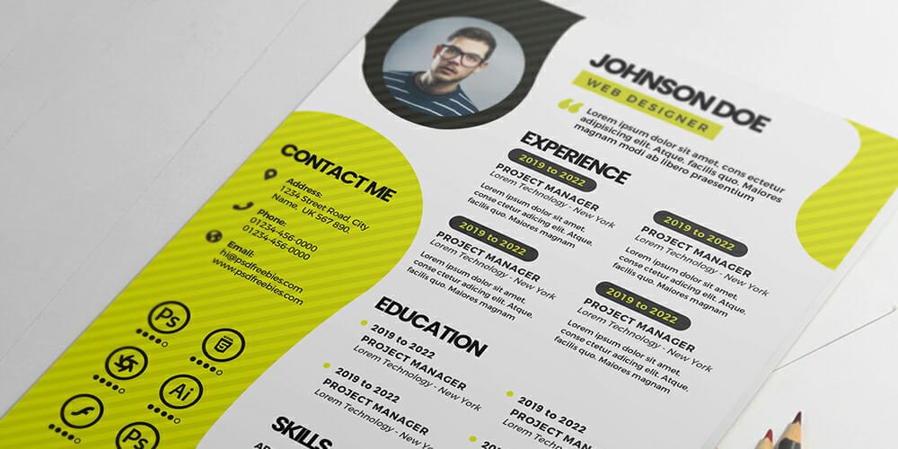 Personal Portfolio Resume Template