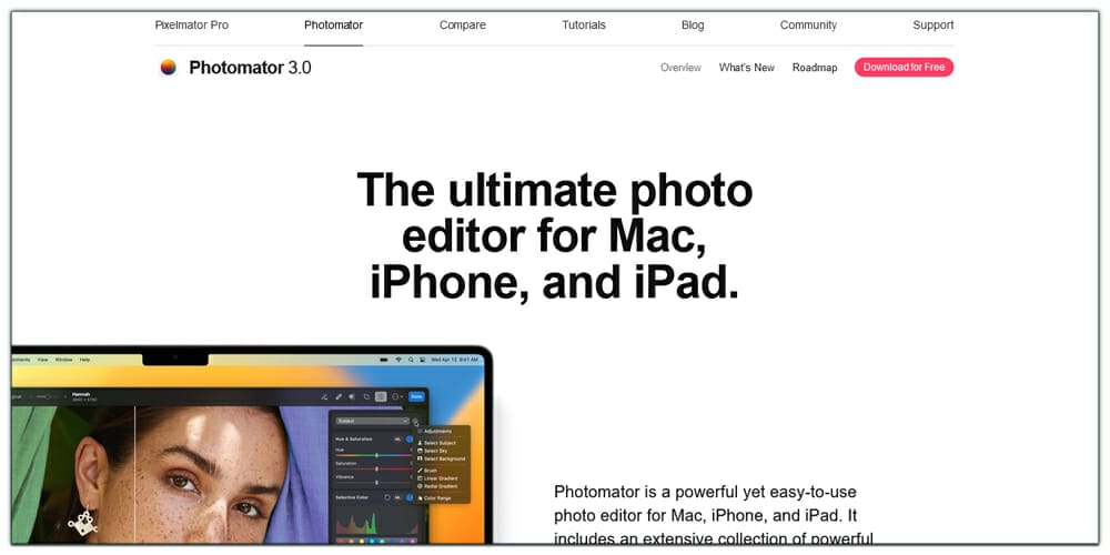 Best Photo and Video Editing Tools 39 Photomator