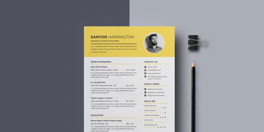 Professional and modern Resume Template