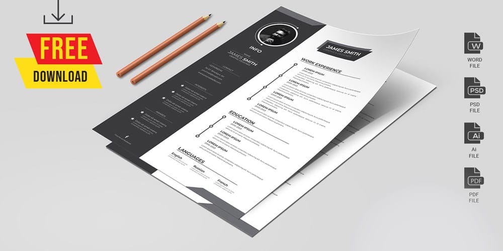 Resume CV and Cover Letter Template