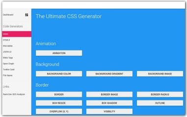 The Ultimate Collection Of CSS Generators ยป CSS Author