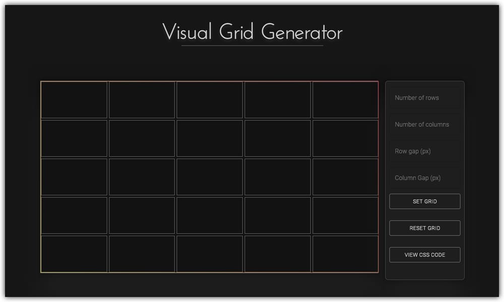 Visual Grid Generator