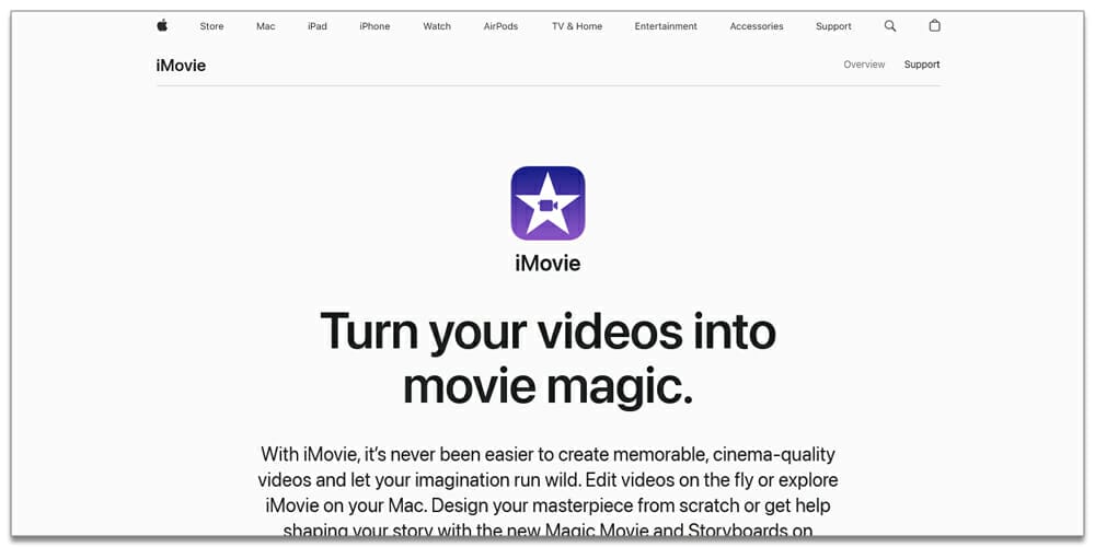Best Photo and Video Editing Tools 117 iMovie