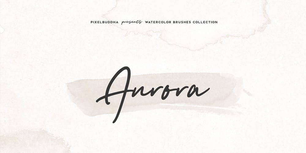 Aurora Watercolor Brushes