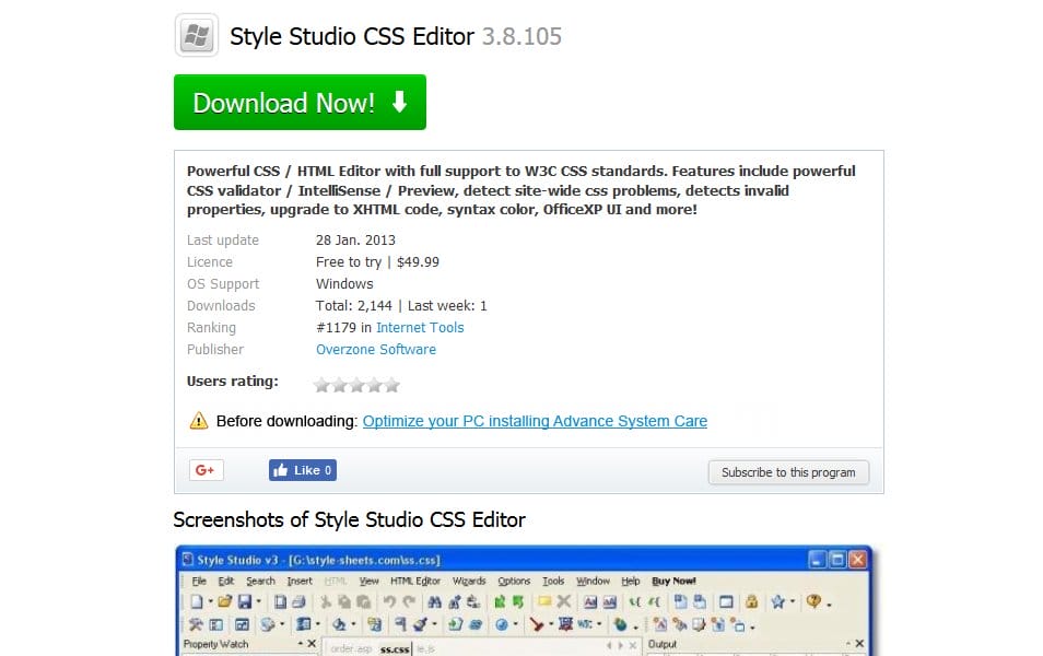 Style Studio CSS Editor