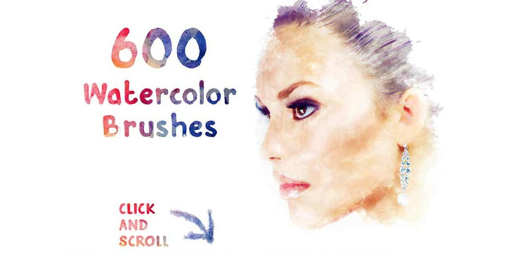 Watercolor Brush Strokes