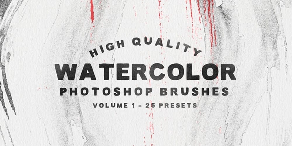 Watercolor Photoshop Brushes