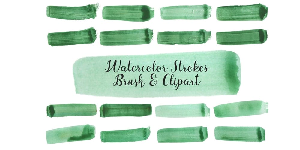 Watercolor Strokes Brush