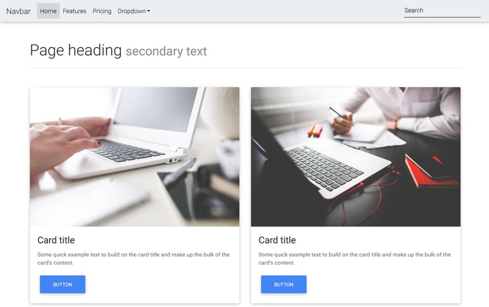 2 Columns Listing Template