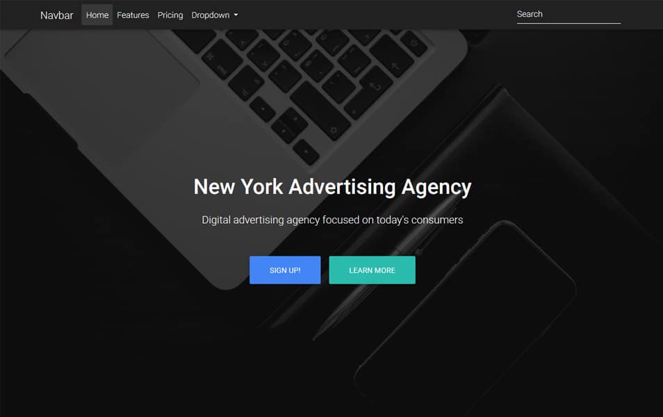 Basic Landing Page Template