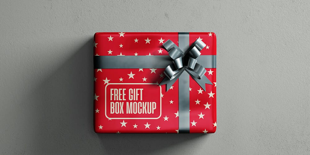 Gift Box Mockup