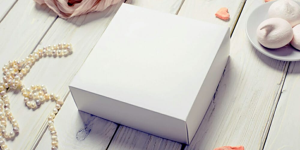 Gift Product Packaging Box Mockup