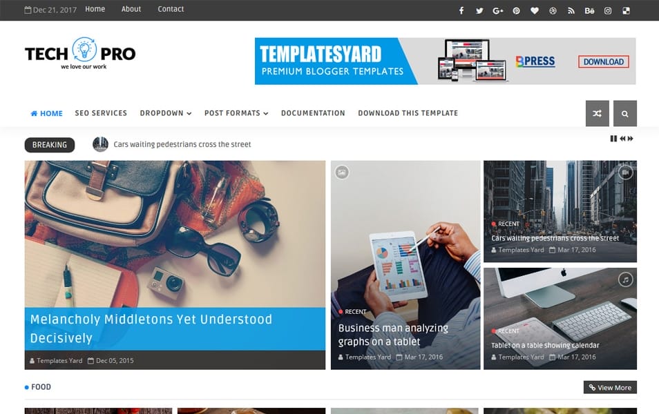 300+ Best Free Responsive Blogger Templates 2022 » CSS Author