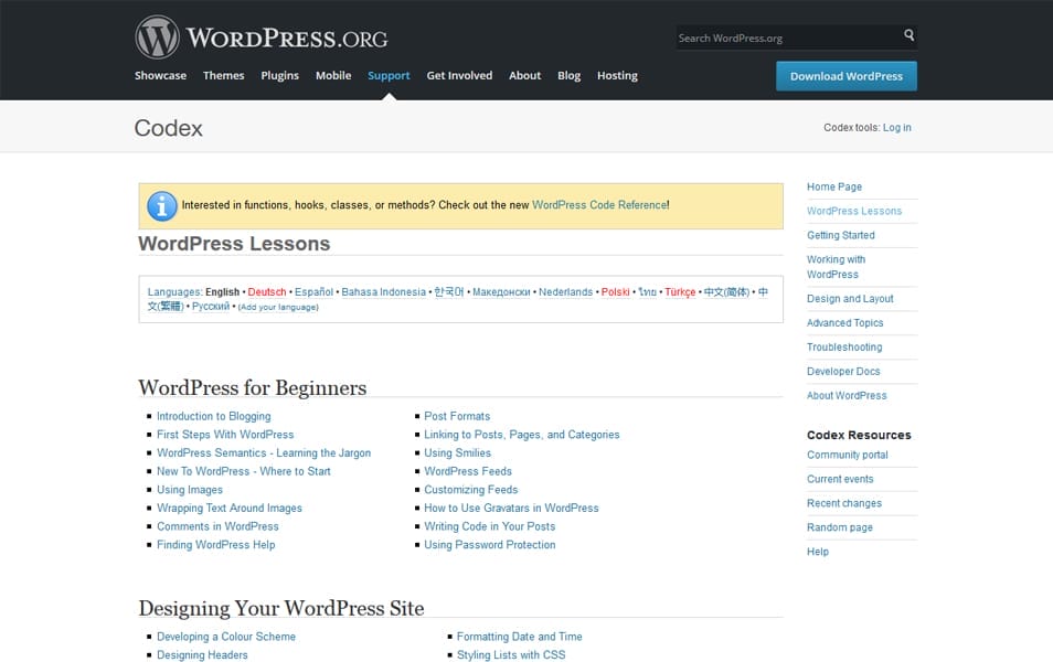 WordPress Lessons