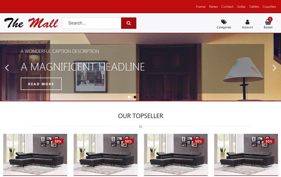 The Mall Ecommerce Template